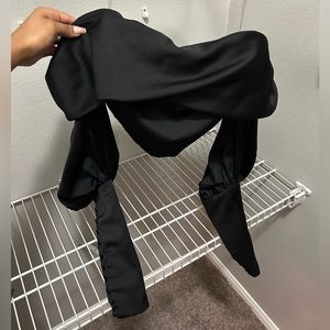 House of CB long sleeve cropped corset top